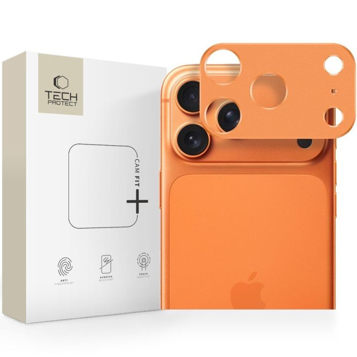 Dangtukas kamerai iPhone 17 Pro Camalloy Fit+ – privatumui ir objektyvo apsaugai.