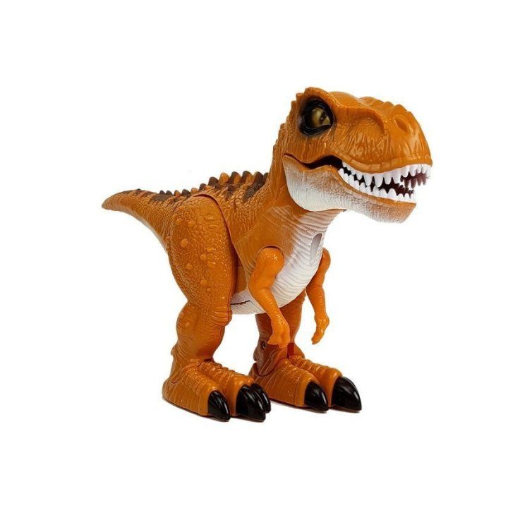 Dinozauras su pulteliu bronzinis – garsui, šviesai ir nuotykiams žaidimų metu.
