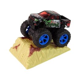 Žaislinis automobilis Monster Truck su guminiais ratais – nuotykiams ir greičiui žaidimuose.