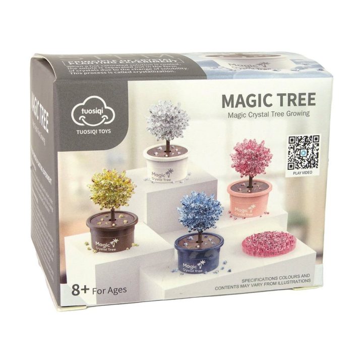 Rinkinys kristalų auginimui Magic Tree – stebuklingam pažinimo džiaugsmui namuose.
