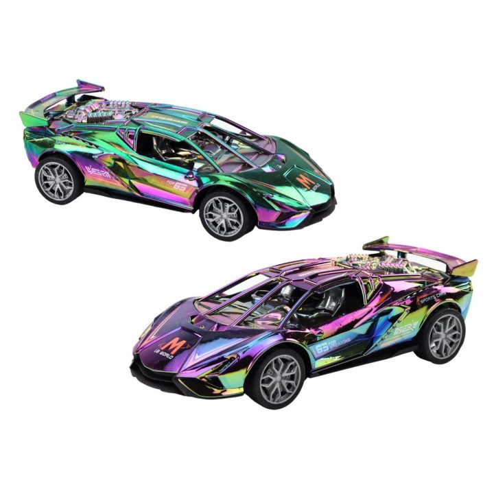 Žaislinis automobilis šviečiantis su garsais Chameleon – džiaugsmui ir kūrybiškiems nuotykiams.