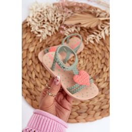 basutės su širdele 81997 Ipanema My First Baby Green