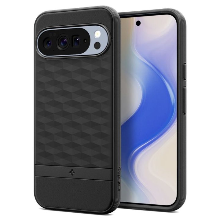 Google Pixel 10 Pro XL dėklas su MagSafe matinė juoda Spigen