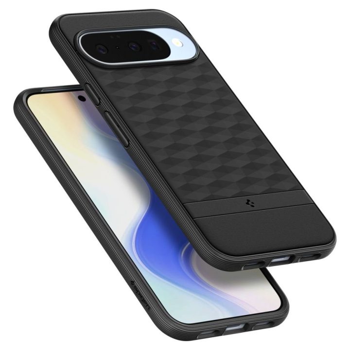 Google Pixel 10 Pro XL dėklas su MagSafe matinė juoda Spigen