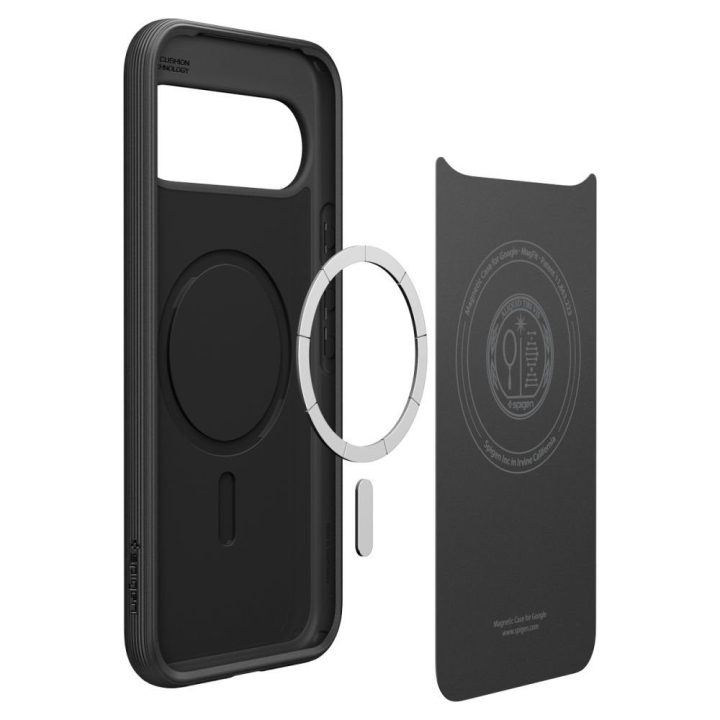 Google Pixel 10 Pro XL dėklas su MagSafe matinė juoda Spigen