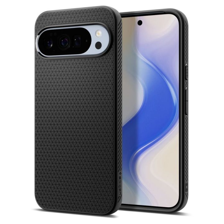 Google Pixel 10 Pro XL dėklas matinės juodos spalvos Spigen