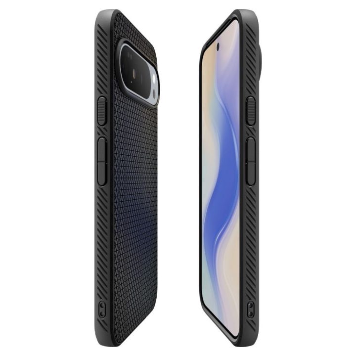 Google Pixel 10 Pro XL dėklas matinės juodos spalvos Spigen