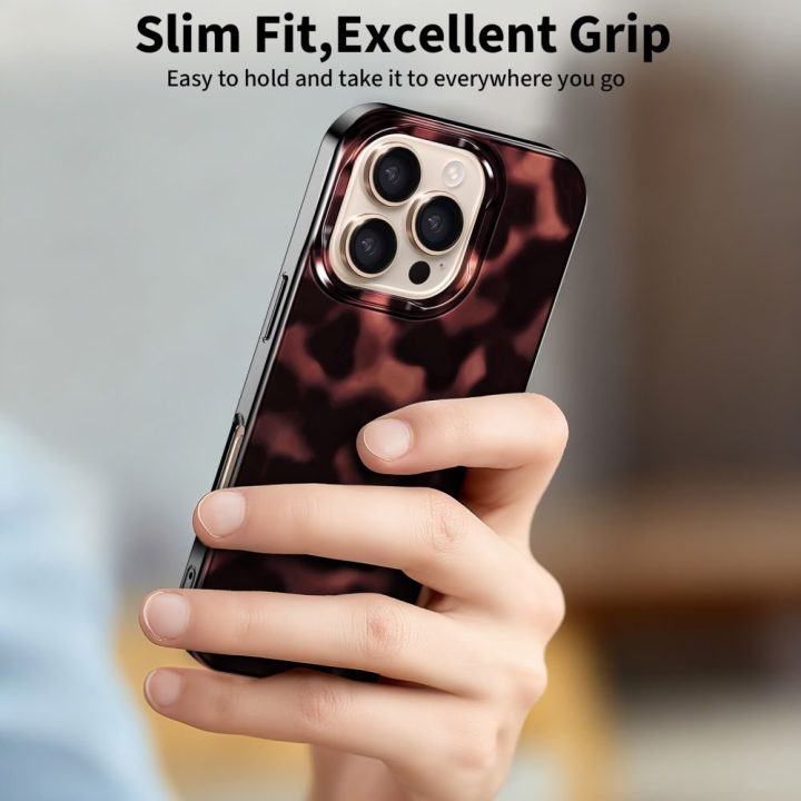 iPhone 16 Pro dėklas juodas su raudonais akcentais