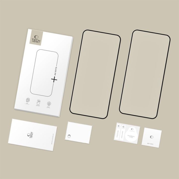 Xiaomi 15T / 15T Pro stiprintas stiklas juodas 2 vnt.