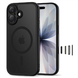 iPhone 17 dėklas su MagSafe matinė juoda