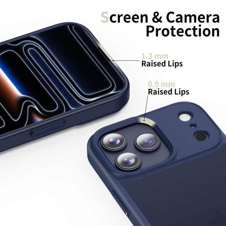 iPhone 17 Pro Max dėklas matinė juoda