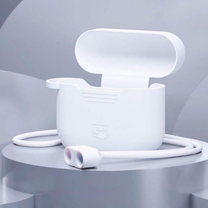 Dėklas baltas silikoninis AirPods Pro 3