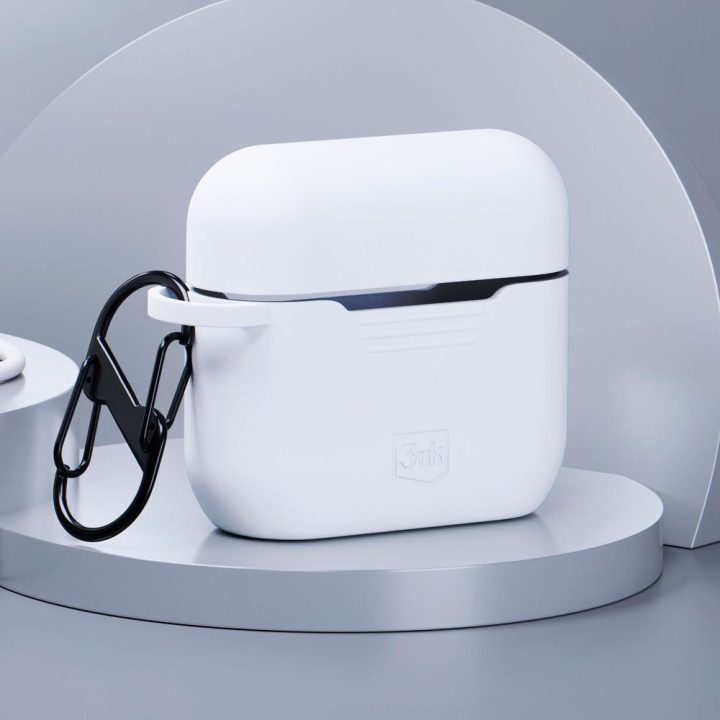 Dėklas baltas silikoninis AirPods Pro 3