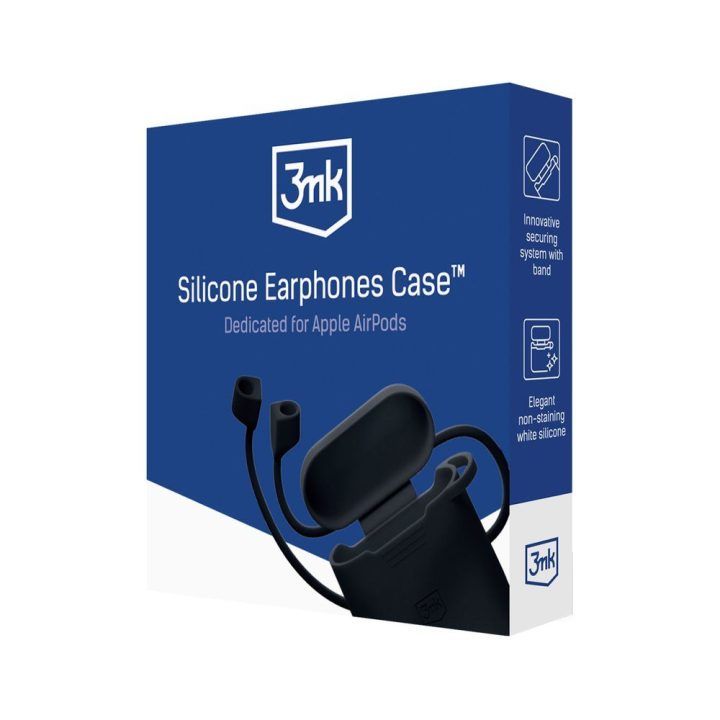Dėklas silikoninis juodas AirPods Pro 3