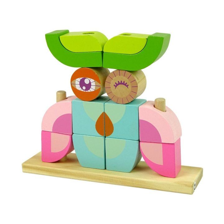Dėlionė medinė pelėda 3D – lavinantis pasirinkimas
