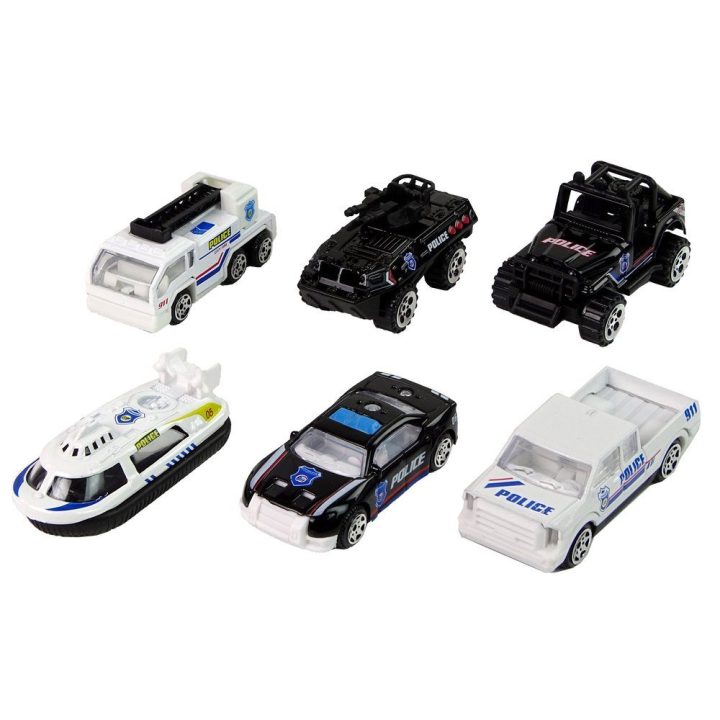 Žaislinis policijos automobilis 1:64 mastelio – lavinantis pasirinkimas