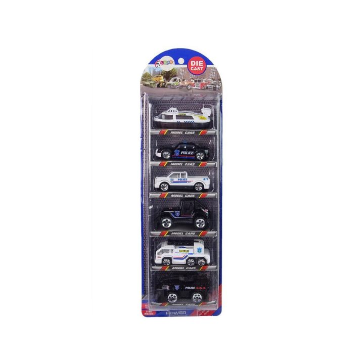 Žaislinis policijos automobilis 1:64 mastelio – lavinantis pasirinkimas