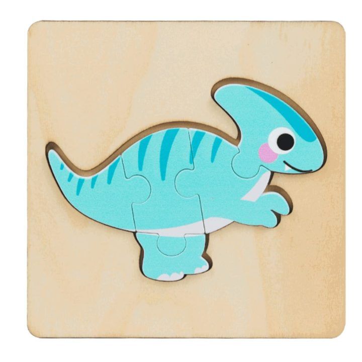 Medinė dėlionė spalvota 11 × 11 cm – lavinantis pasirinkimas