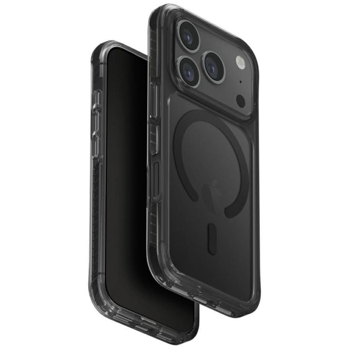Dėklas iPhone 17 Pro Uniq Combat Magclick juodas – patikimas pasirinkimas