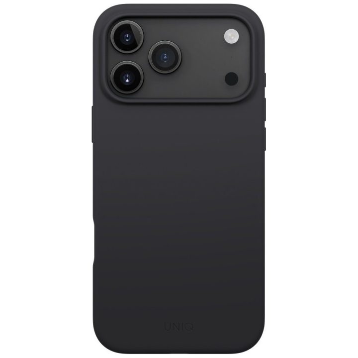 Dėklas iPhone 17 Pro Uniq Lino pilkas – patikimas pasirinkimas
