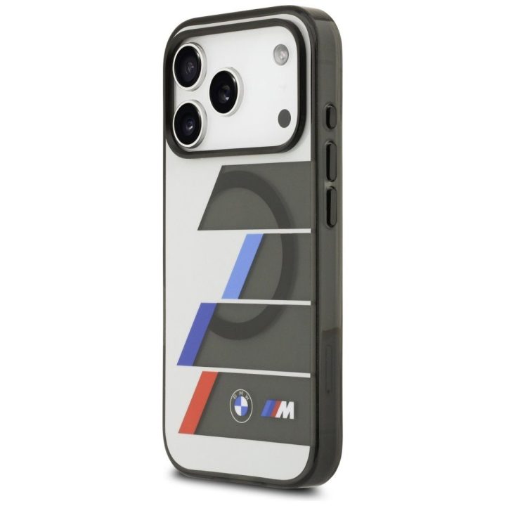 Dėklas iPhone 17 Pro BMW M su metaliniais mygtukais – patikimas pasirinkimas
