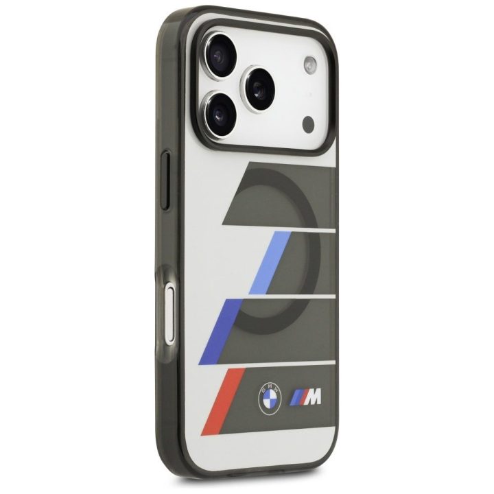 Dėklas iPhone 17 Pro BMW M su metaliniais mygtukais – patikimas pasirinkimas