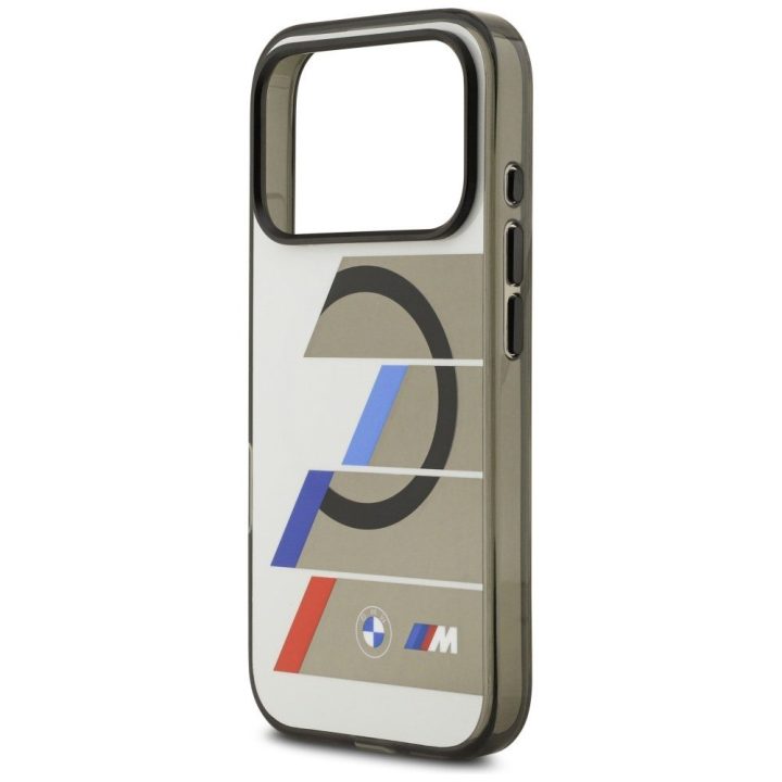Dėklas iPhone 17 Pro BMW M su metaliniais mygtukais – patikimas pasirinkimas