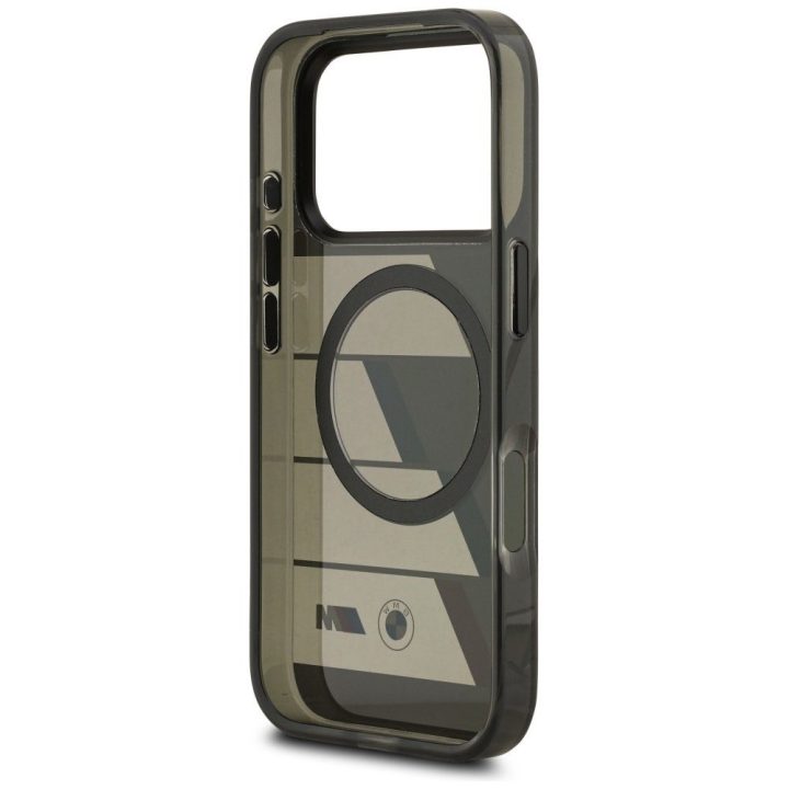 Dėklas iPhone 17 Pro BMW M su metaliniais mygtukais – patikimas pasirinkimas