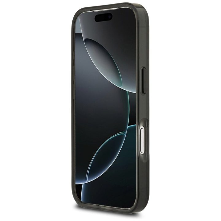 Dėklas iPhone 17 Pro BMW M juodas su magnetu – patikimas pasirinkimas