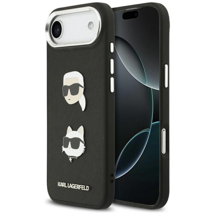 Dėklas iPhone Air Karl Lagerfeld juodas – stilingas pasirinkimas