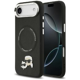 Dėklas iPhone Air Karl Lagerfeld Karl & Choupette juodas – stilingas pasirinkimas