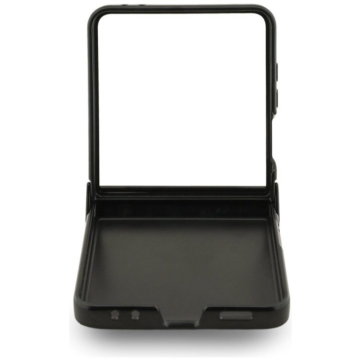 Dėklas Samsung Galaxy Z Flip 7 Karl Lagerfeld Karl&Choupette juodas – stilingas pasirinkimas