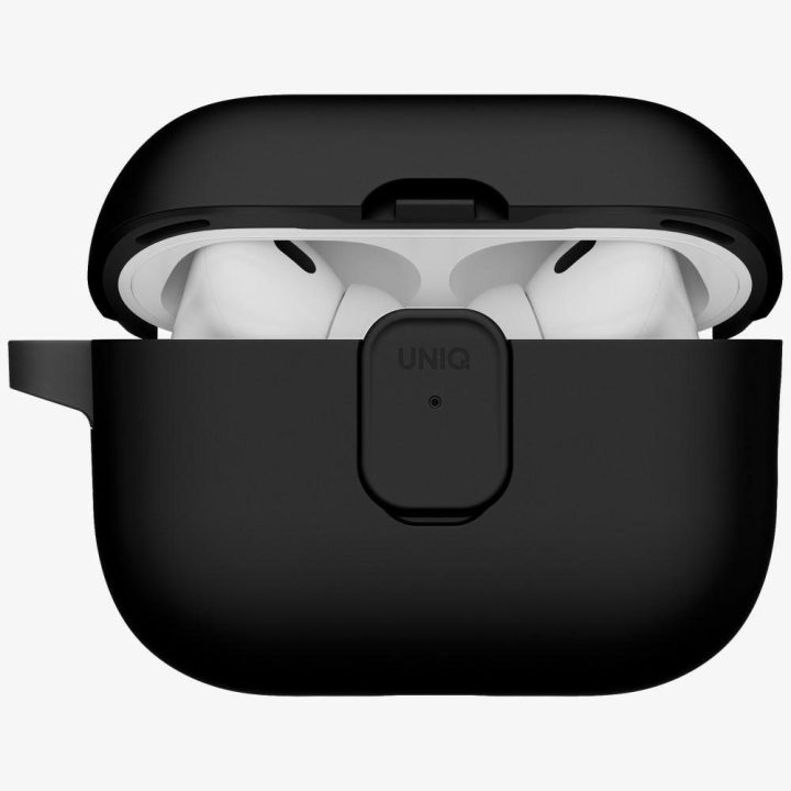 Dėklas AirPods Pro 3 Uniq Clyde juodai pilkas – patikimas pasirinkimas