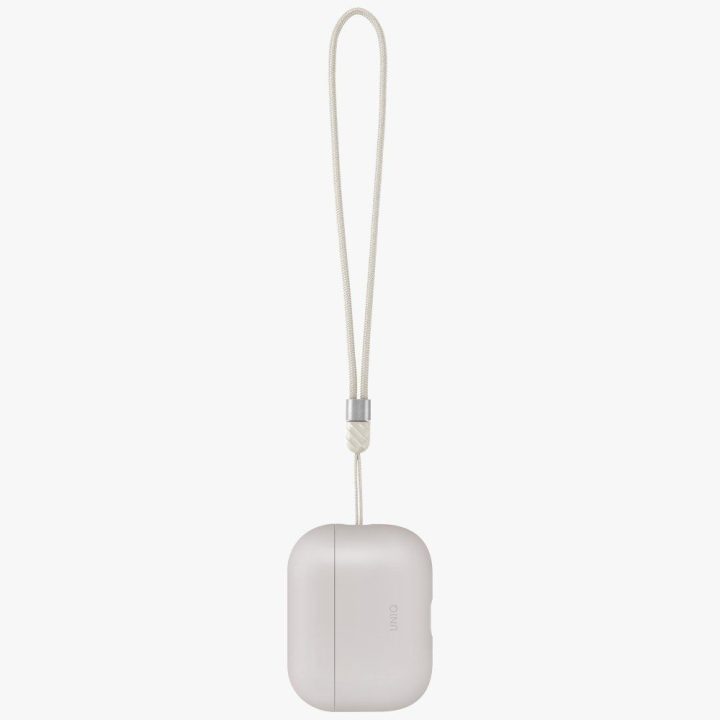 Dėklas AirPods Pro Uniq Lino silikoninis smėlio – patikimas pasirinkimas