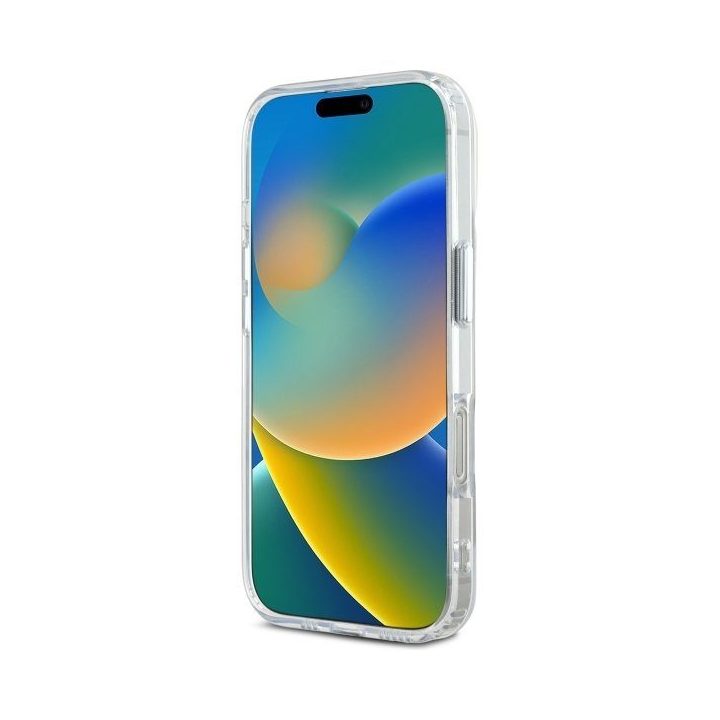 Dėklas iPhone 16 Pro Max Karl Lagerfeld baltas – stilingas pasirinkimas