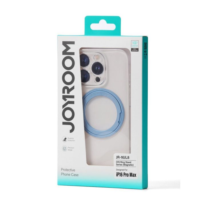 Dėklas itin plonas su žiediniu stovu iPhone 16 Pro Max – patogumui ir stiliui kasdien.