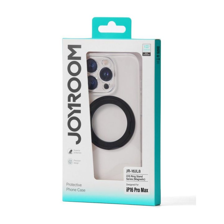Dėklas itin plonas iPhone 16 Pro Max su žiediniu stovu – patogumui ir apsaugai kasdien.