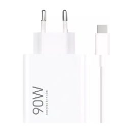 Įkroviklis sieninis 90W Xiaomi HyperCharge su USB-C laidu – greitam ir saugiam įkrovimui namuose.