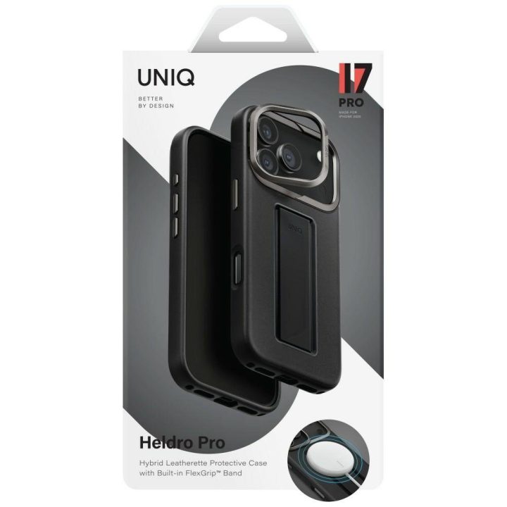 Dėklas iPhone 17 Pro Uniq Heldro Pro Magclick – patogiam įkrovimui ir apsaugai kasdien.