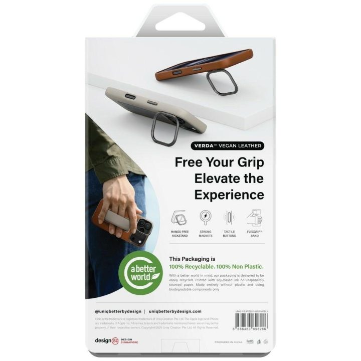 Dėklas iPhone 17 Pro Uniq Heldro Pro Magclick – patogiam įkrovimui ir apsaugai kasdien.