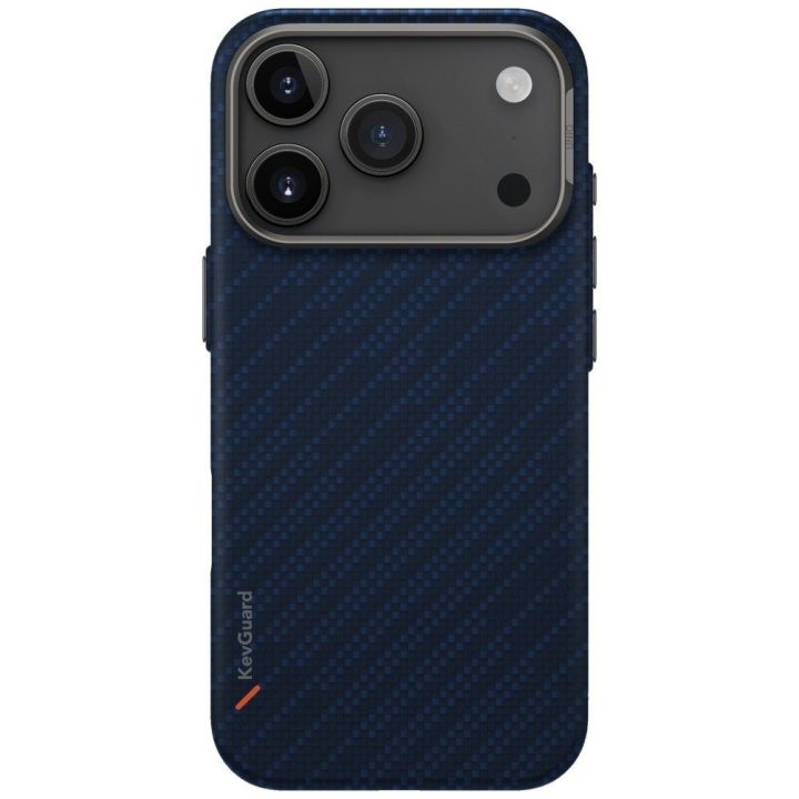Dėklas iPhone 17 Pro Uniq Keva EDGE Magclick – patogiam įkrovimui ir kasdieniai apsaugai.