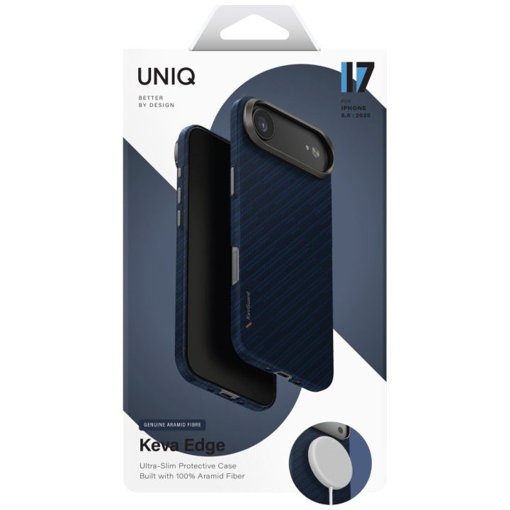 Dėklas iPhone Air Uniq Keva EDGE Magclick – patogiam įkrovimui ir kasdieniam naudojimui.