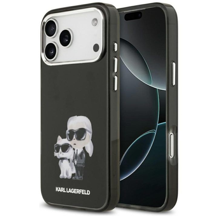 Dėklas iPhone 17 Pro Karl Lagerfeld Aquarelle MagSafe – stilingai apsaugai su charakteriu.