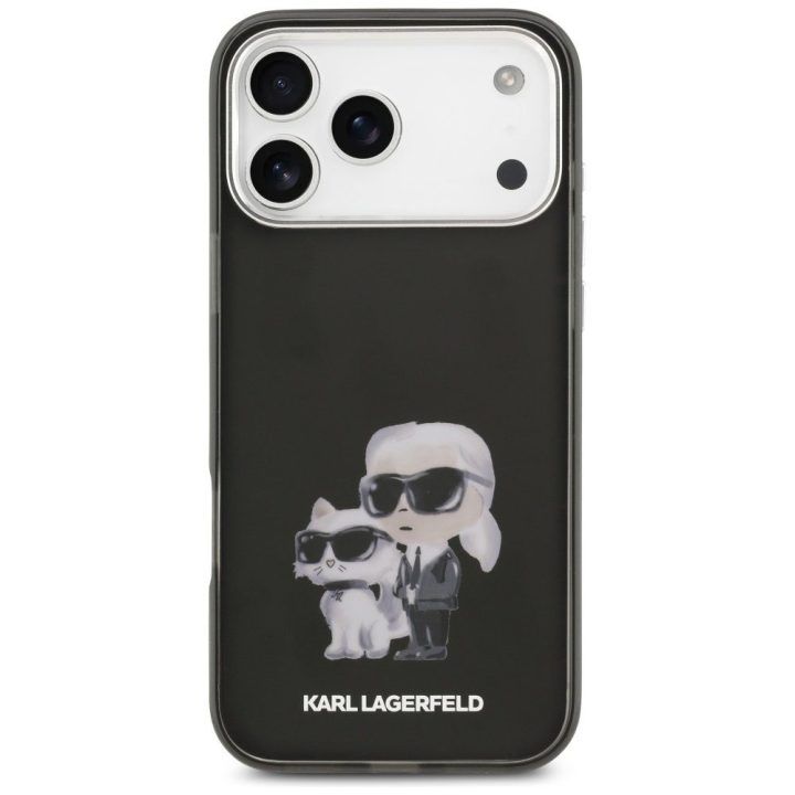 Dėklas iPhone 17 Pro Karl Lagerfeld Aquarelle MagSafe – stilingai apsaugai su charakteriu.