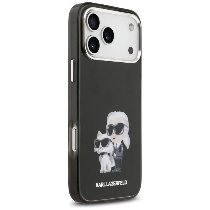 Dėklas iPhone 17 Pro Karl Lagerfeld Aquarelle MagSafe – stilingai apsaugai su charakteriu.