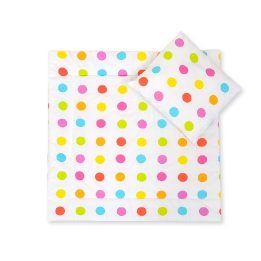 Patalynės komplektas kūdikių vežimėliui Bright Dots – jaukumui ir saldžiam miegui mažyliui.