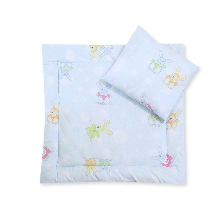 Patalynės komplektas kūdikiui Happy Rabbits Pram – švelnumui ir saldžiam miegui kasdien.