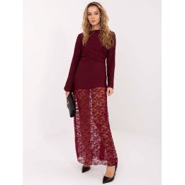Suknelė bordo Makadamia – elegancijai ir išskirtinumui šaltuoju sezonu.
