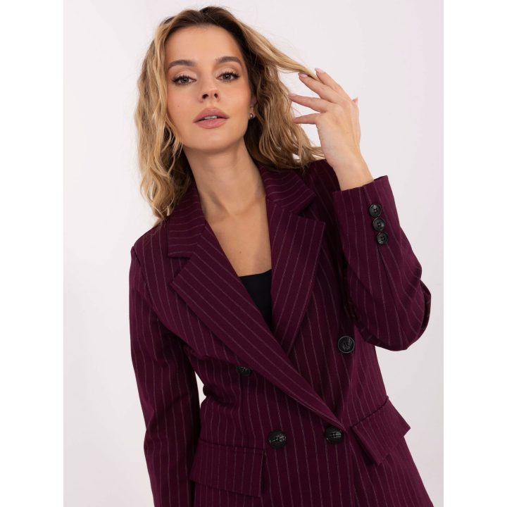 Švarkas bordo spalvos IT MA – elegancijai ir išskirtinumui kiekvienai progai.