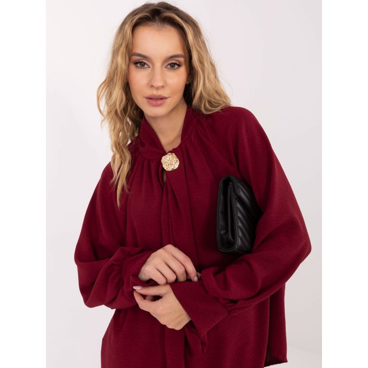 Palaidinė bordo atspalvio Makadamia – elegancijai ir jaukumui kasdienai.
